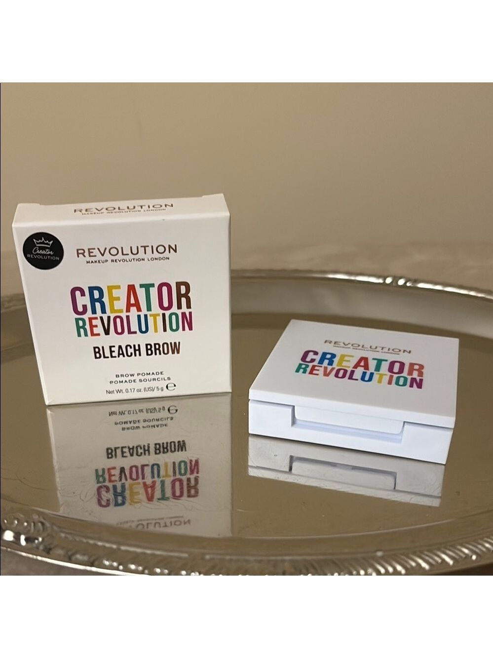 Revolution Creator Bleach Brow Pomade in White NIB